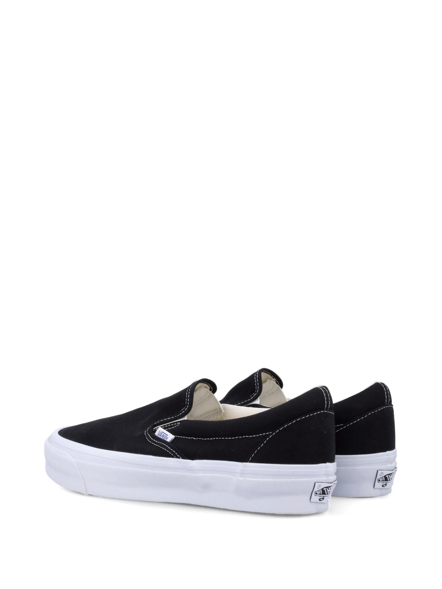 Pantofi slip-on Vans Slip On negri din material textil - Img 4