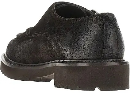 Pantofi Suede leather Double Monk shoes - Img 3