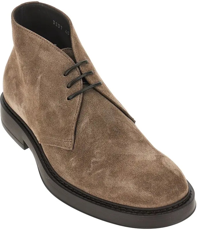 Pantofi Suede leather laced shoes - Img 2