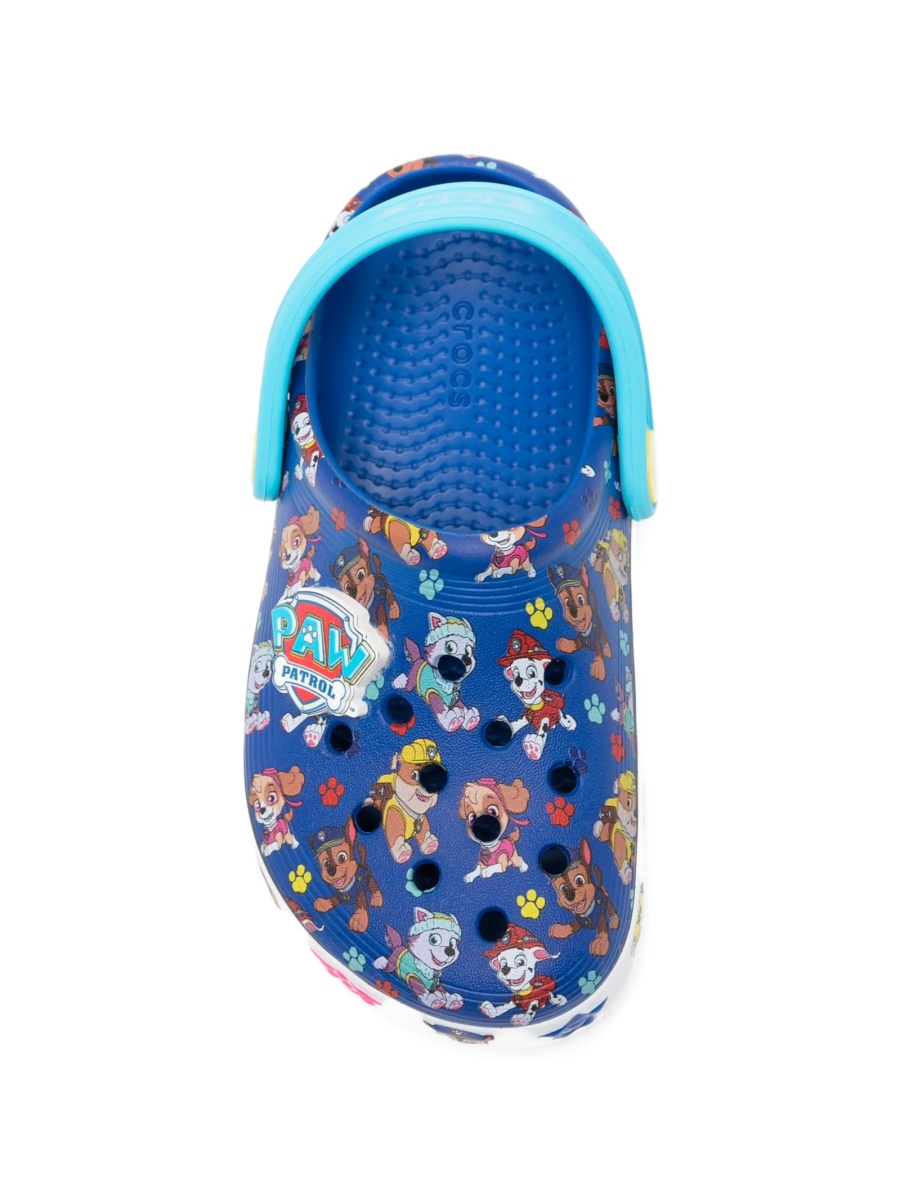 Papuci Crocs albastri din cauciuc - Img 3