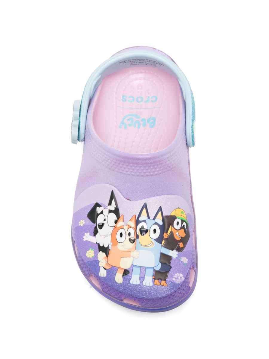 Papuci Crocs violet din cauciuc - Img 3
