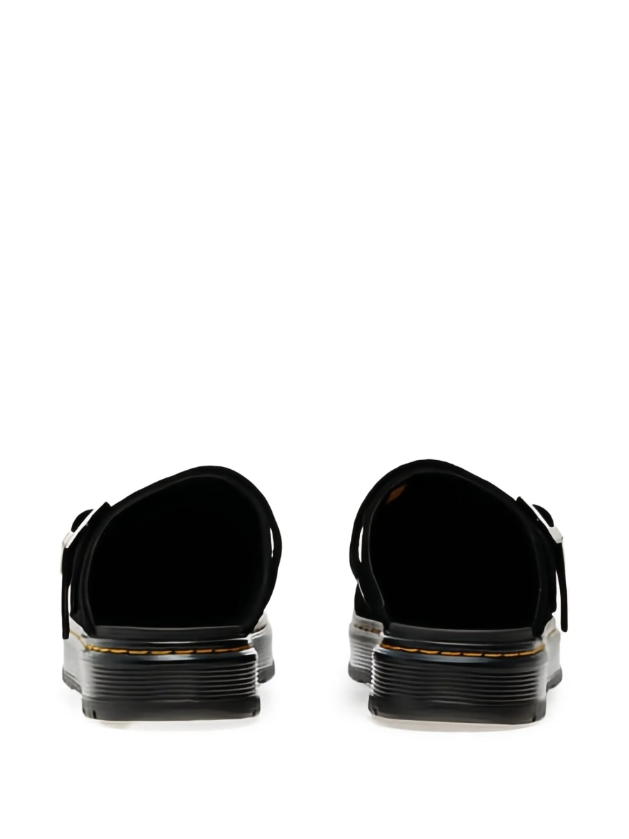 Papuci Dr. Martens negri din piele intoarsa - Img 3