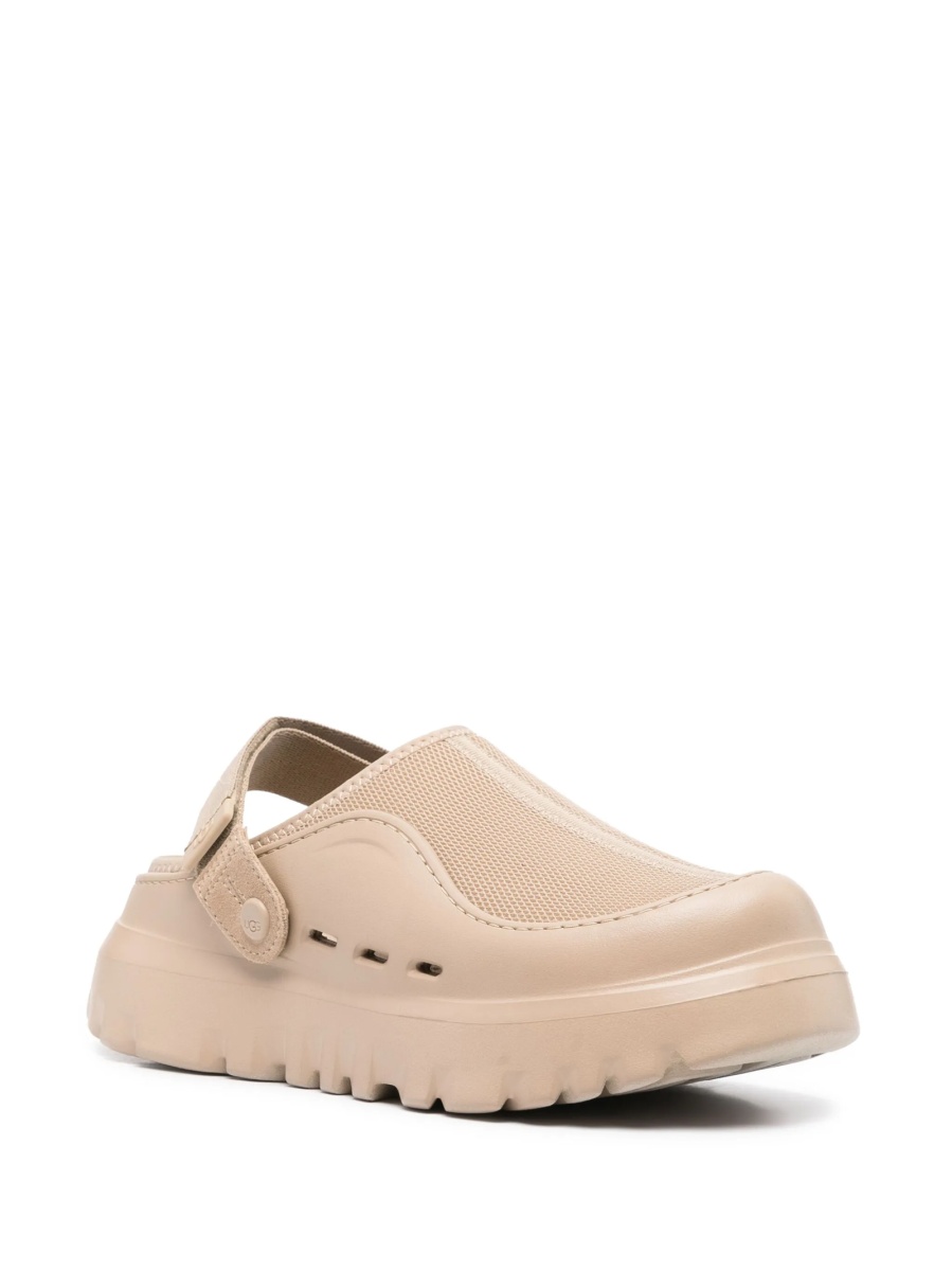 Papuci UGG neutri din poliuretan si material textil - Img 2