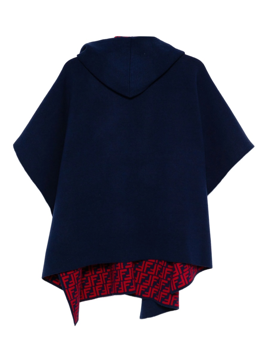 Poncho Fendi albastru - Img 2