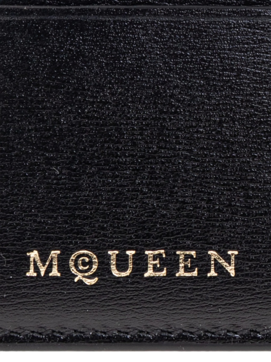 Portofel Alexander McQueen negru din piele - Img 3