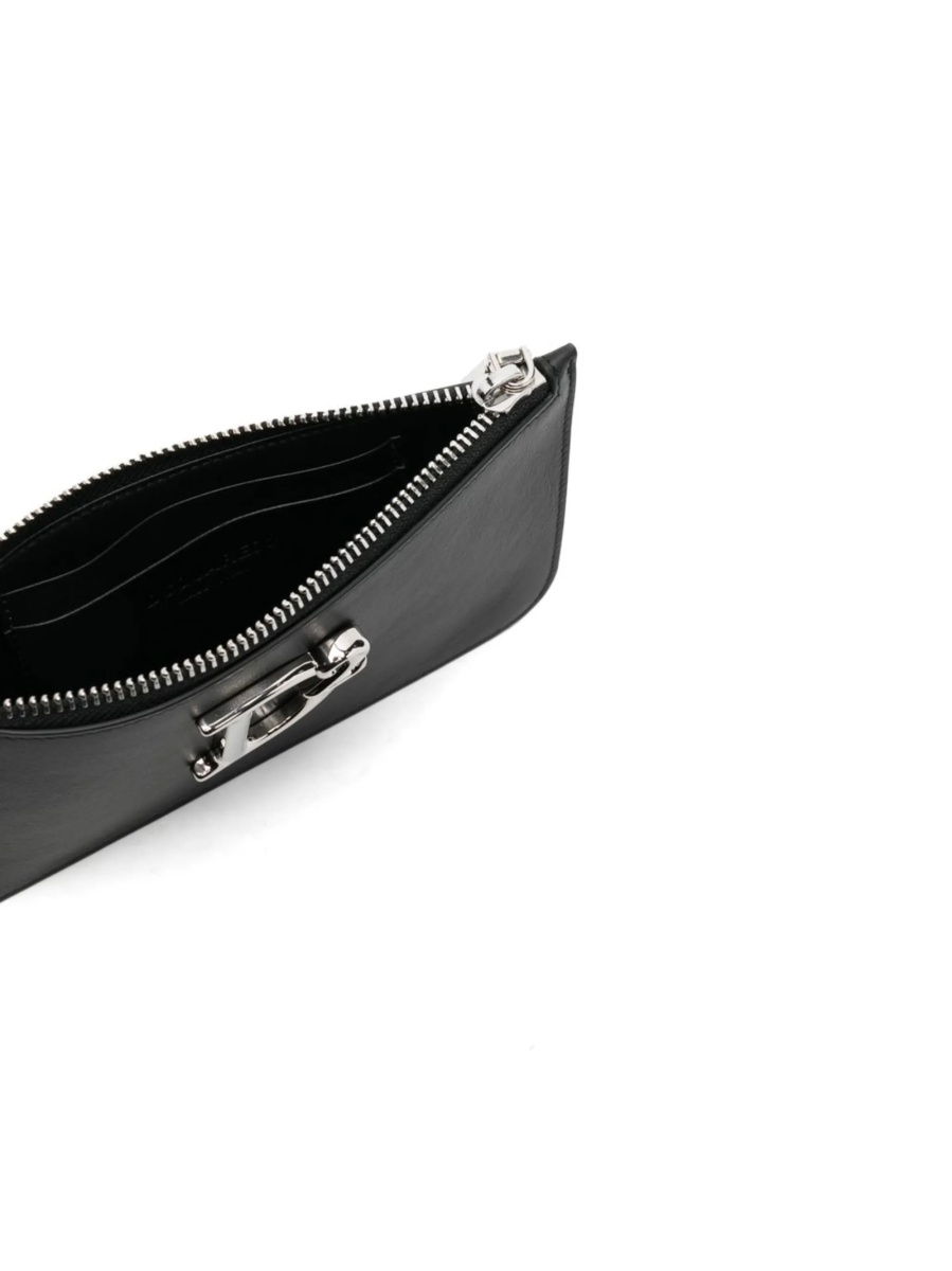 Portofel DSQUARED2 negru din piele - Img 3