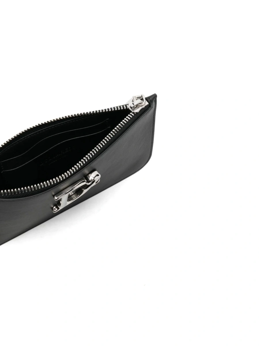 Portofel DSQUARED2 negru din piele - Img 3
