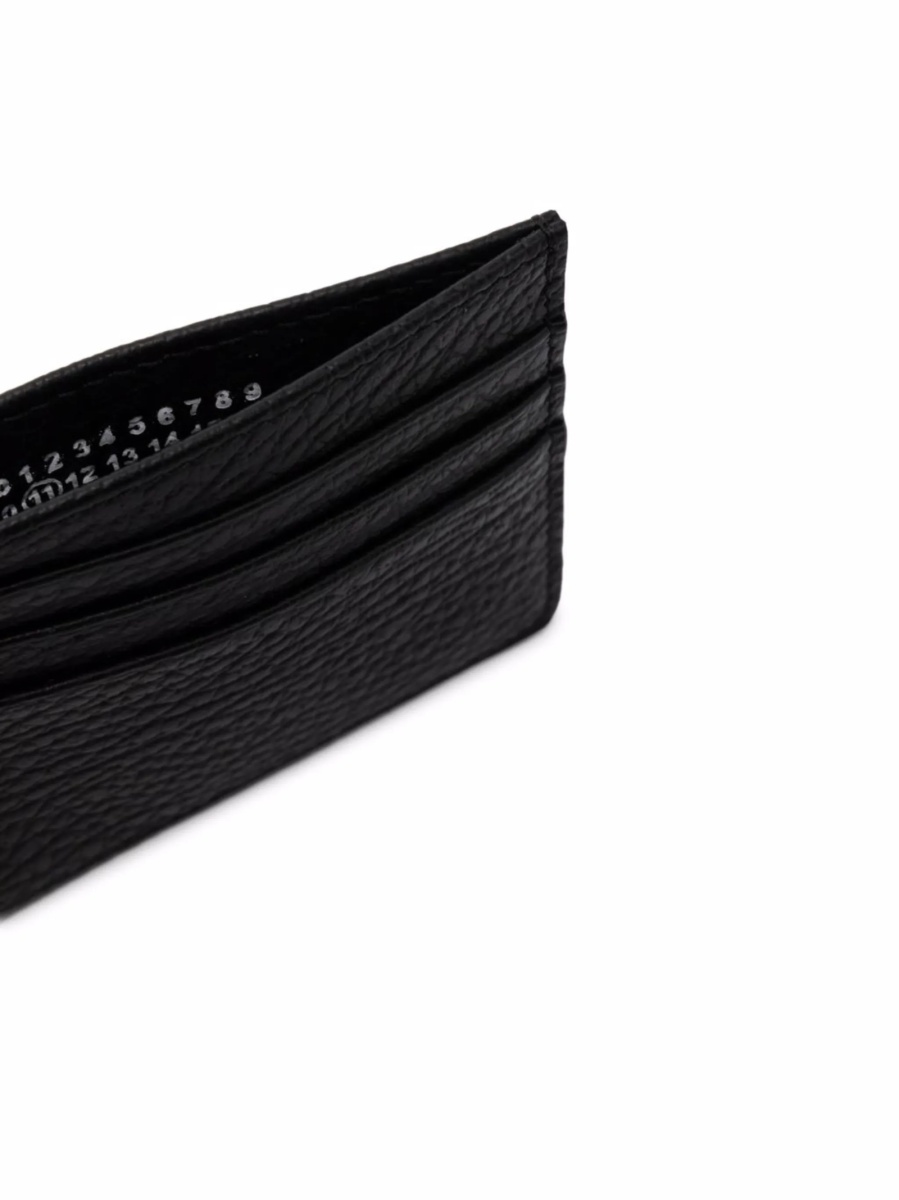 Portofel Maison Margiela negru din piele - Img 3