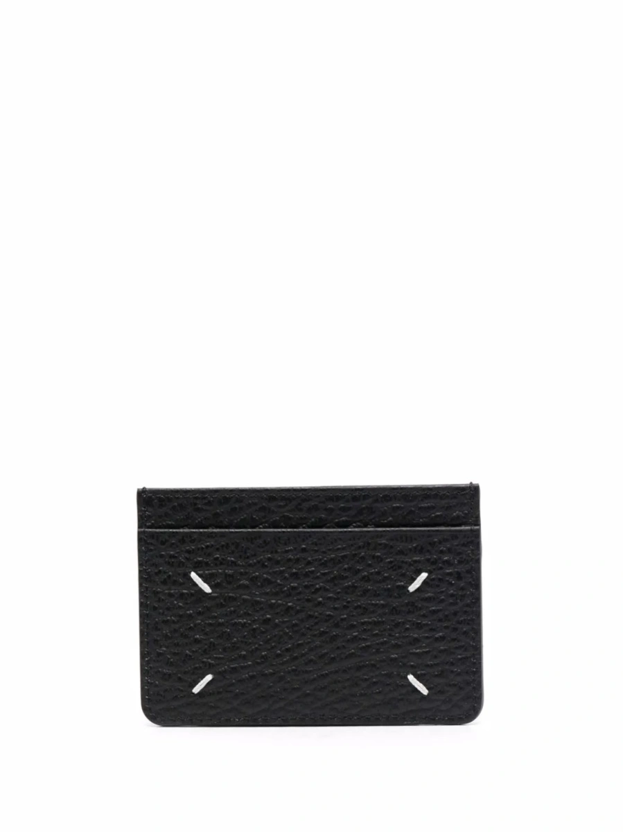 Portofel Maison Margiela negru din piele - Img 2