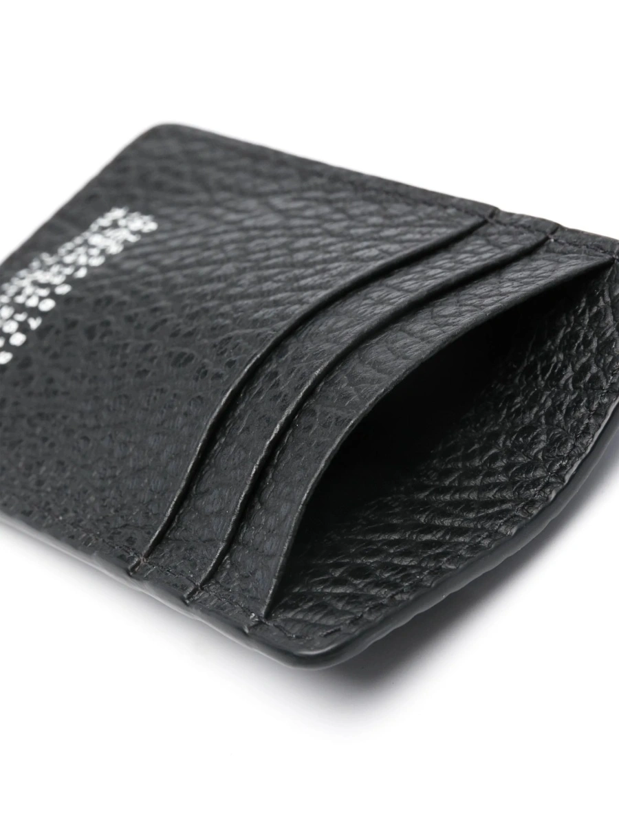 Portofel Maison Margiela negru din piele - Img 3