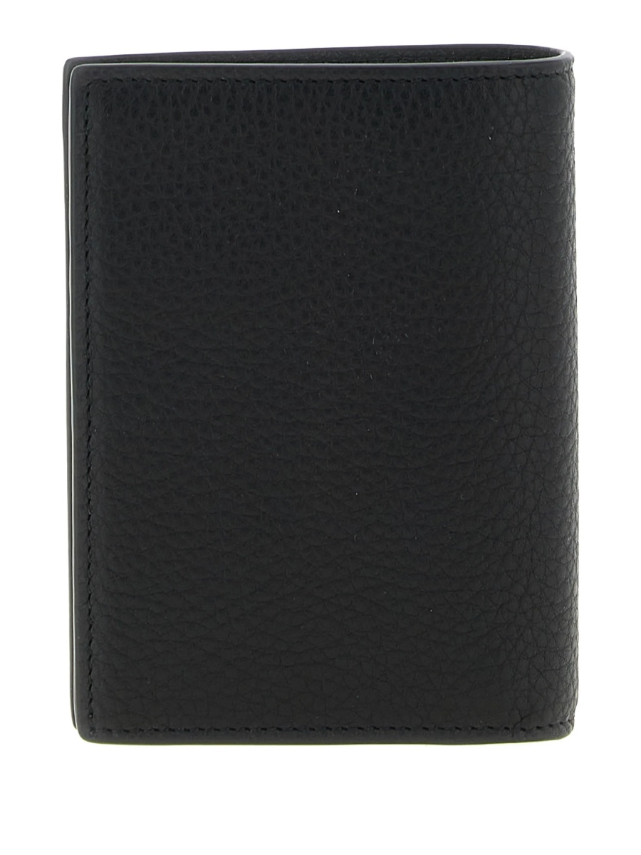 Portofel Saint Laurent negru din piele - Img 2