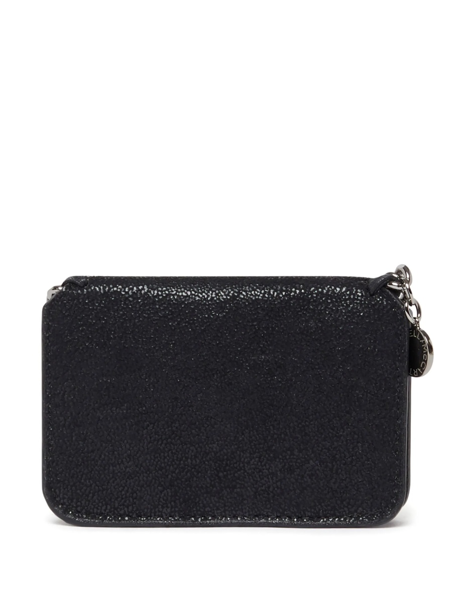 Portofel Stella McCartney falabella negru din bumbac organic si poliester reciclat - Img 2