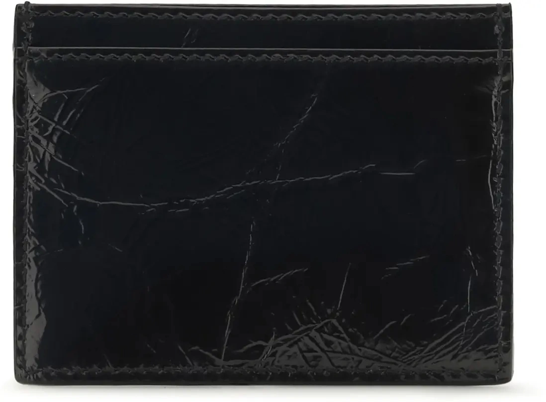 Portofel Vivienne Westwood negru din piele - Img 2