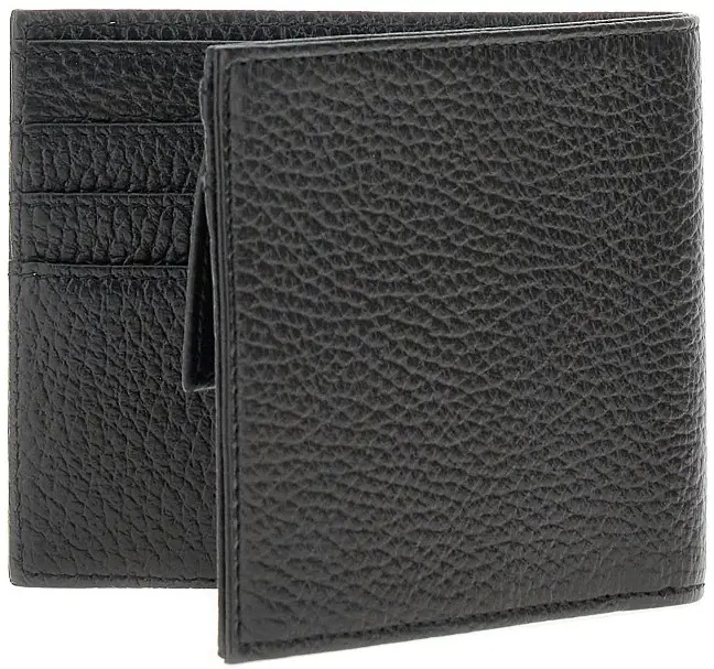 Portofele Grained leather bi-fold wallet - Img 2