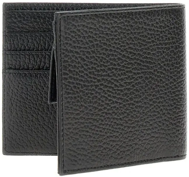Portofele Grained leather bi-fold wallet - Img 2