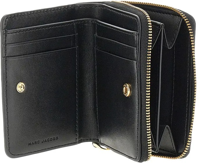 Portofele Grained leather mini compact wallet - Img 3