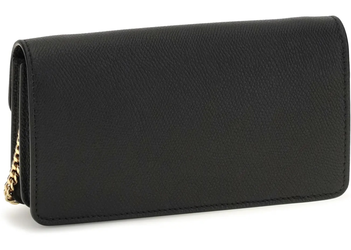 Portofele VLogo signature grainy calfskin chain Wallet - Img 3