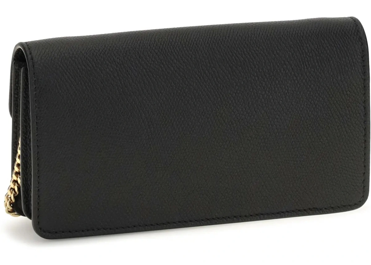 Portofele VLogo signature grainy calfskin chain Wallet - Img 3