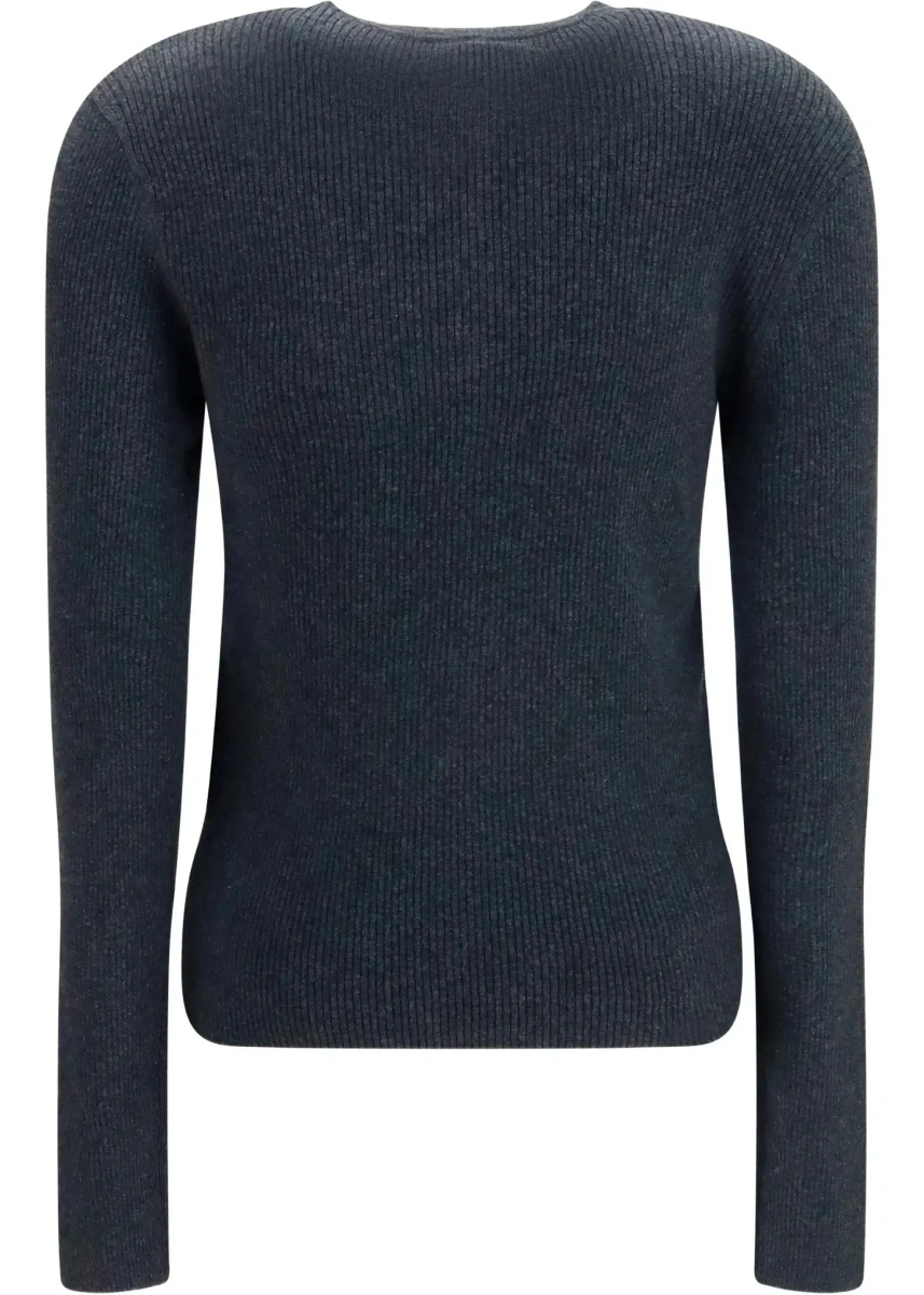 Pulover Airi Henley Sweater in cotton and cashmere - Img 4