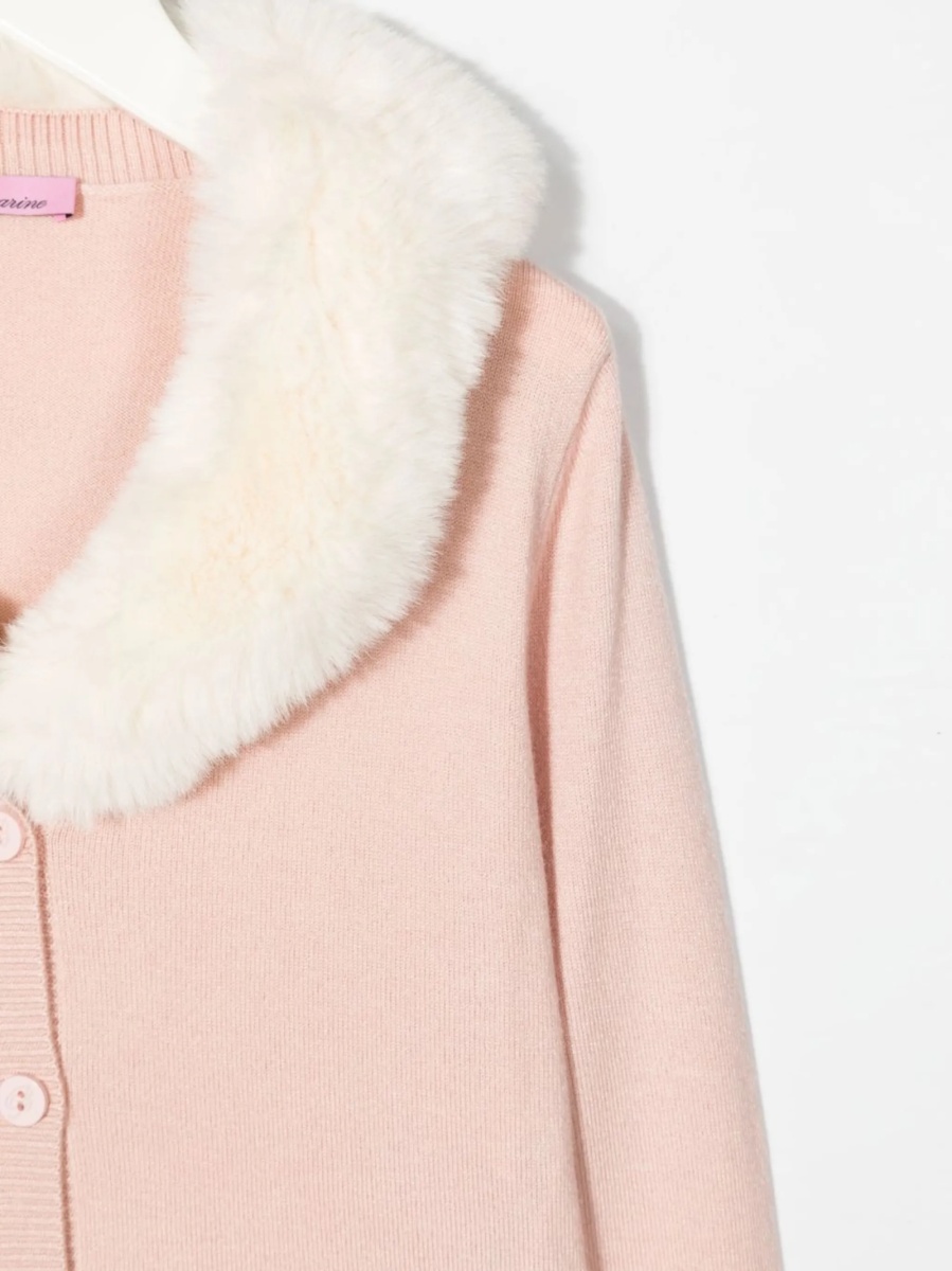 Pulover Blumarine roz din polyester si vascoza - Img 3
