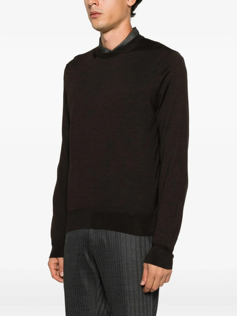 Pulover Cashmere and silk crew-neck sweater - Img 6