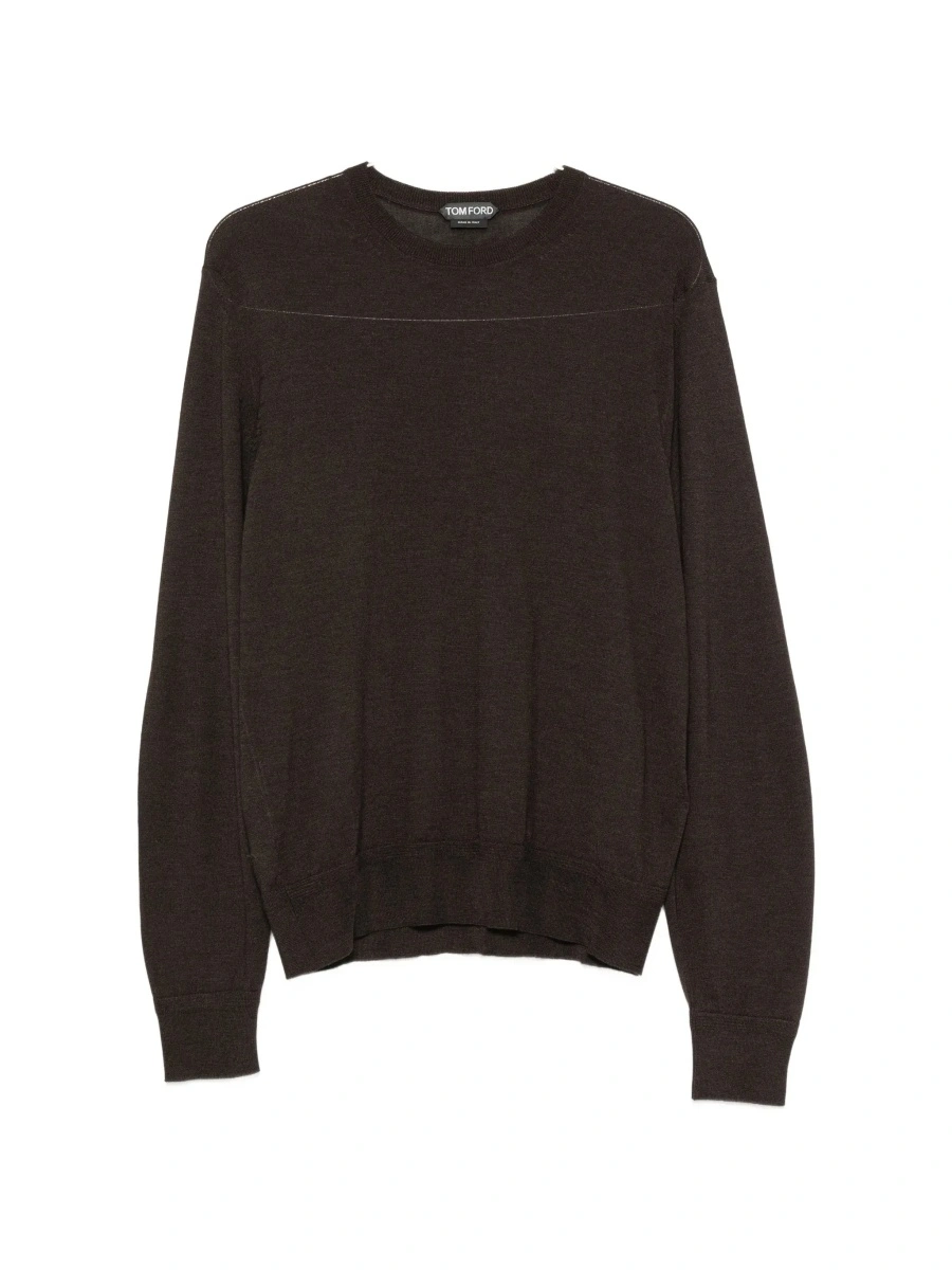 Pulover Cashmere and silk crew-neck sweater - Img 9