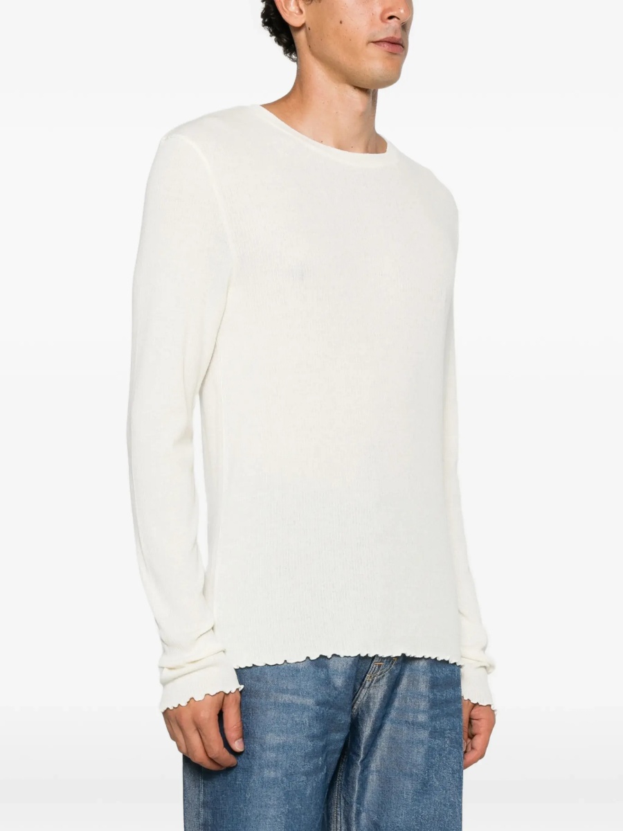 Pulover Cotton-blend long-sleeve Sweater - Img 5