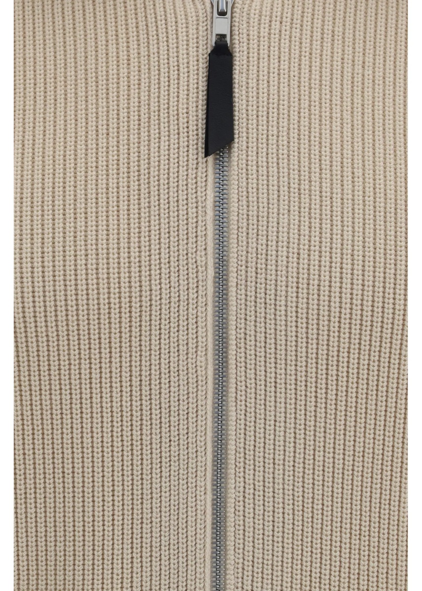 Pulover Cotton zip-up Sweater - Img 3