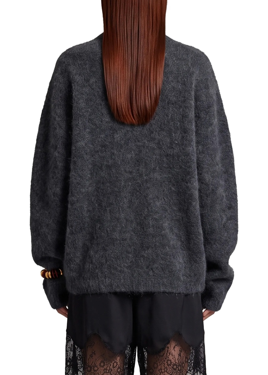 Pulover Dark Timea Mohair Fuzzy Sweater - Img 3
