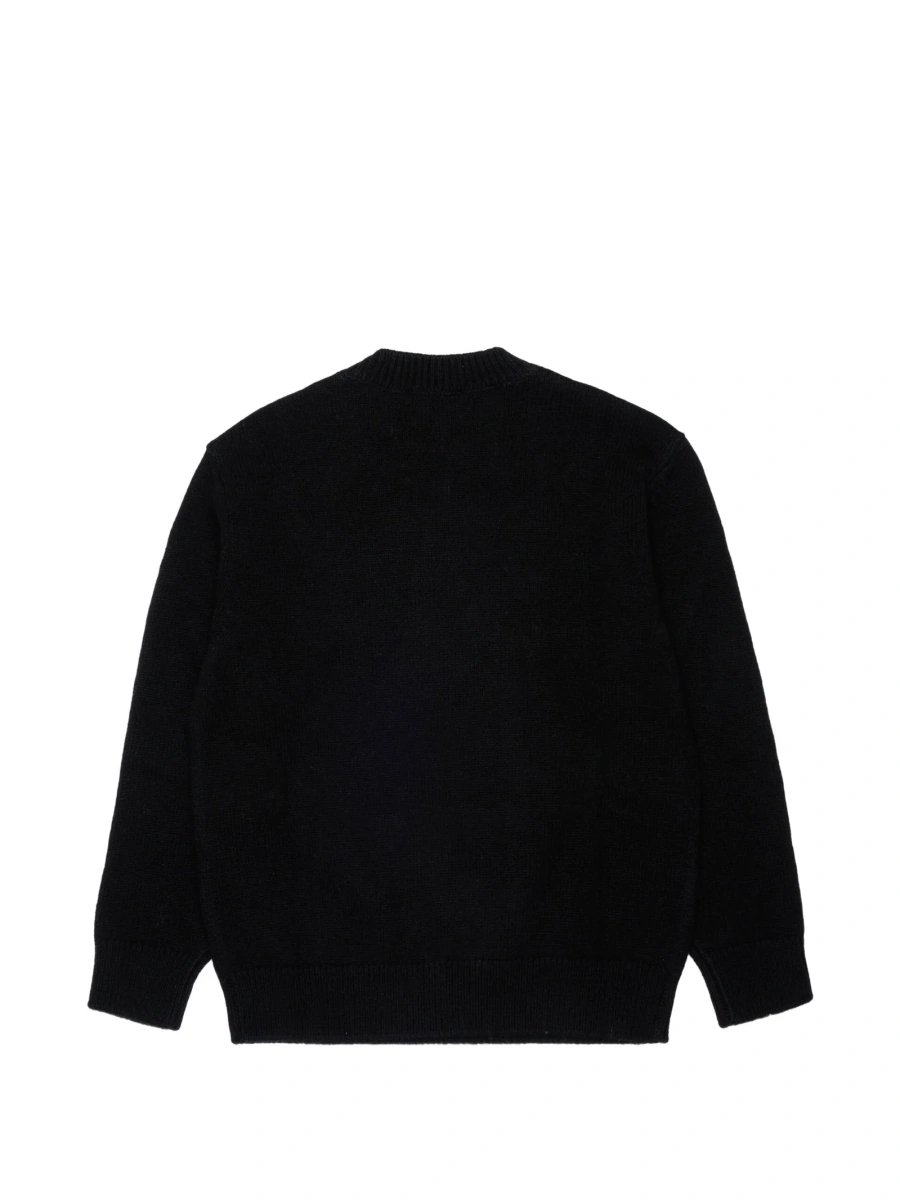 Pulover Diesel negru din casmir si vascoza - Img 2