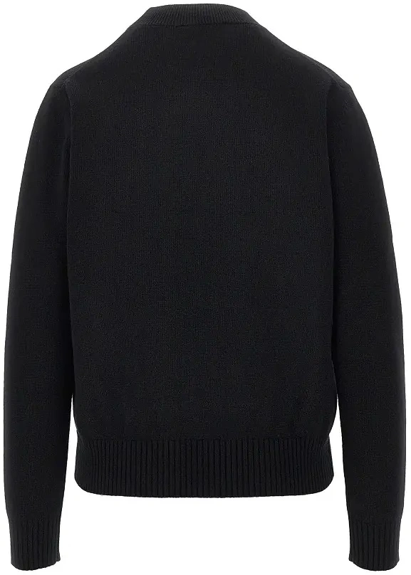 Pulover Givenchy negru din casmir si lana - Img 3