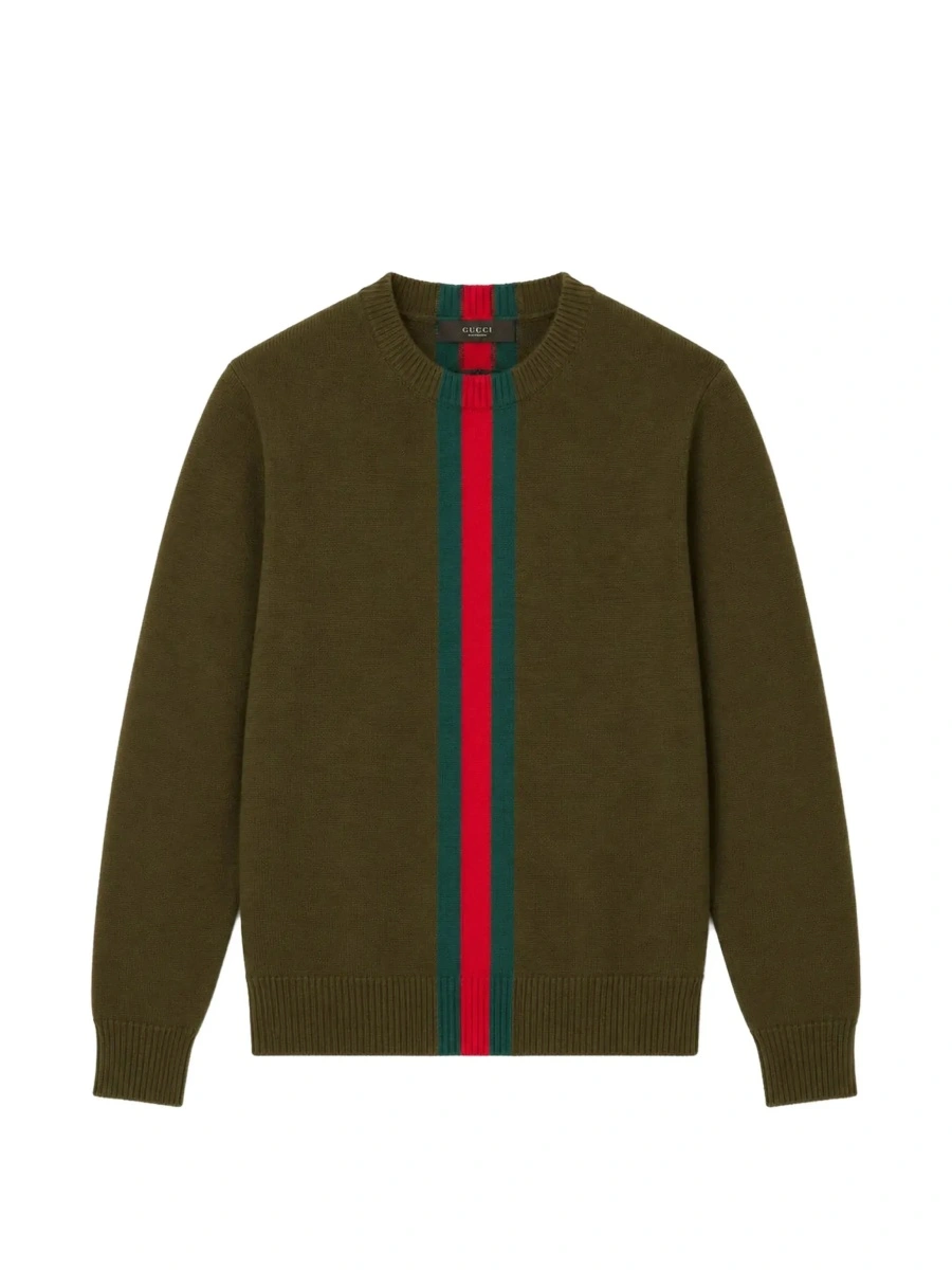 Pulover Gucci verde din lana - Img 5