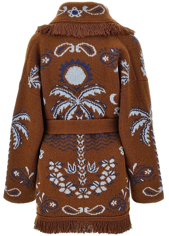 Pulover Island Roots jacquard wool cardigan - Img 3