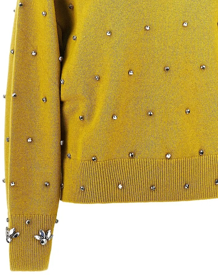 Pulover Jewelled wool and cashmere sweater - Img 2