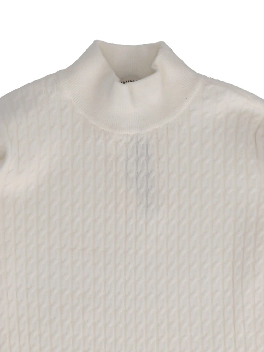 Pulover Knit mock-neck sweater - Img 3