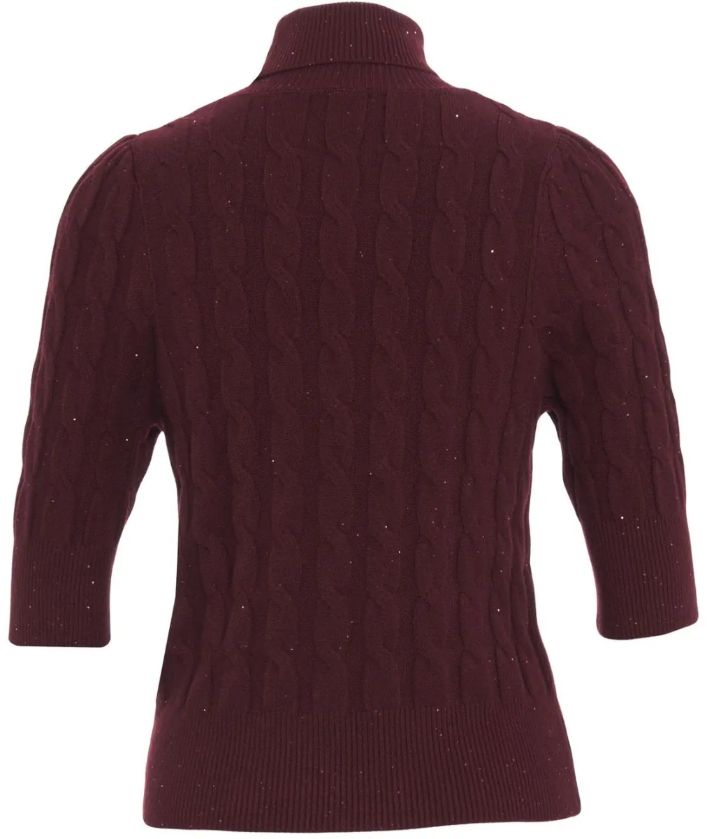 Pulover Knit sweater with cable-knit pattern - Img 3
