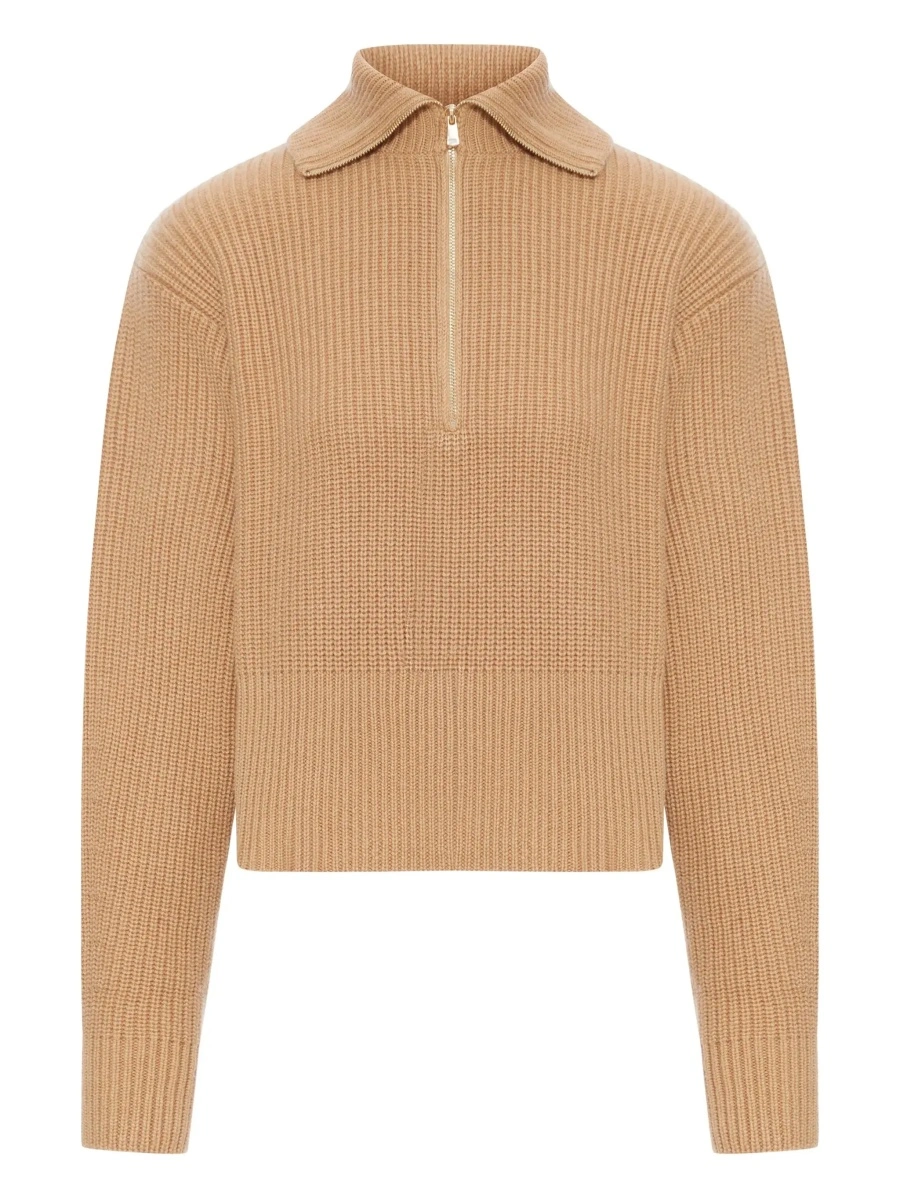 Pulover Max Mara bej din lana si casmir - Img 5