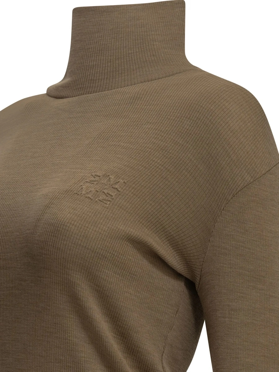 Pulover Max Mara din lana si jerse - Img 4