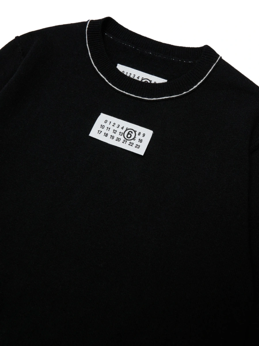 Pulover MM6 Maison Margiela negru - Img 3