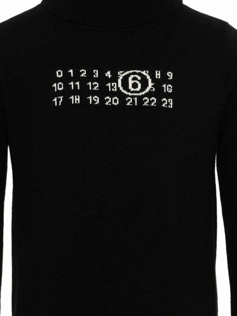 Pulover MM6 Maison Margiela negru - Img 3