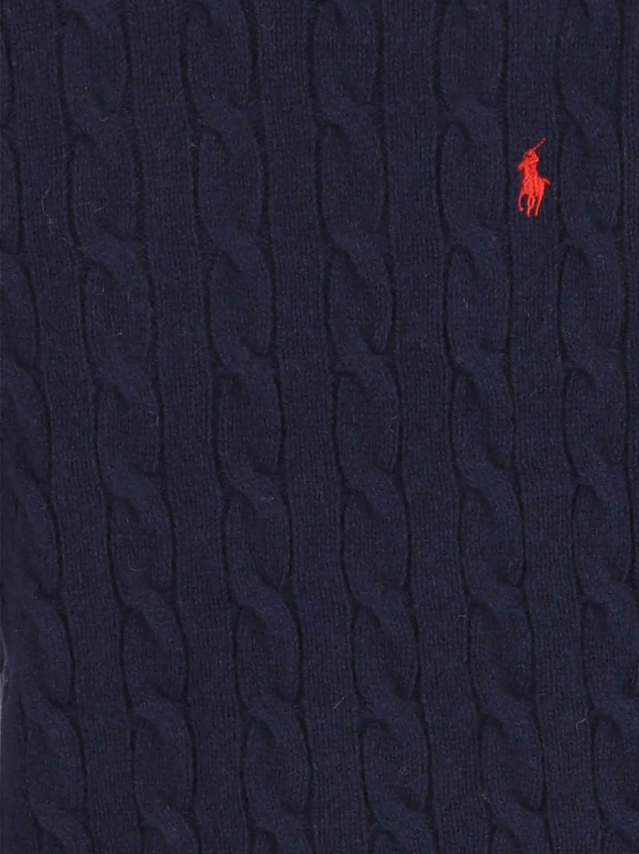 Pulover Ralph Lauren albastru din lana si casmir - Img 5