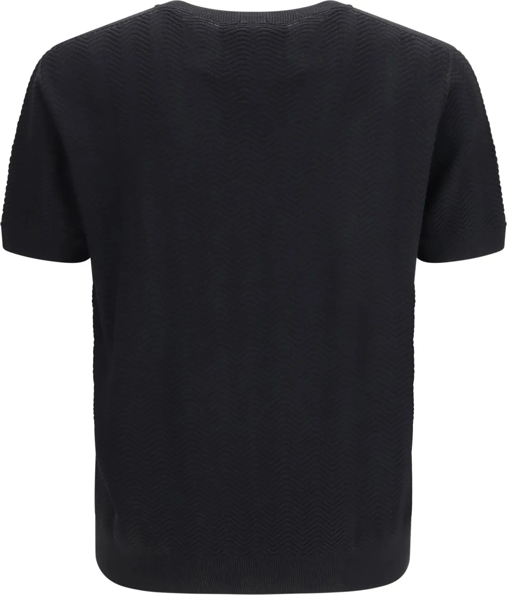 Pulover Short-sleeved cotton and silk Sweater - Img 2