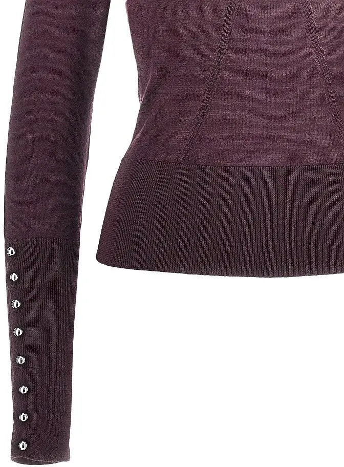 Pulover Silk and merino wool-blend sweater - Img 2