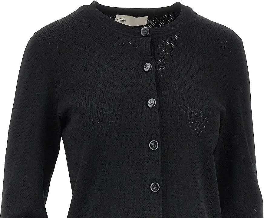 Pulover T Monogram pointelle knit cardigan - Img 2