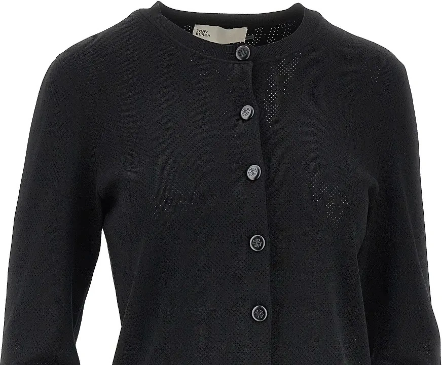Pulover T Monogram pointelle knit cardigan - Img 2