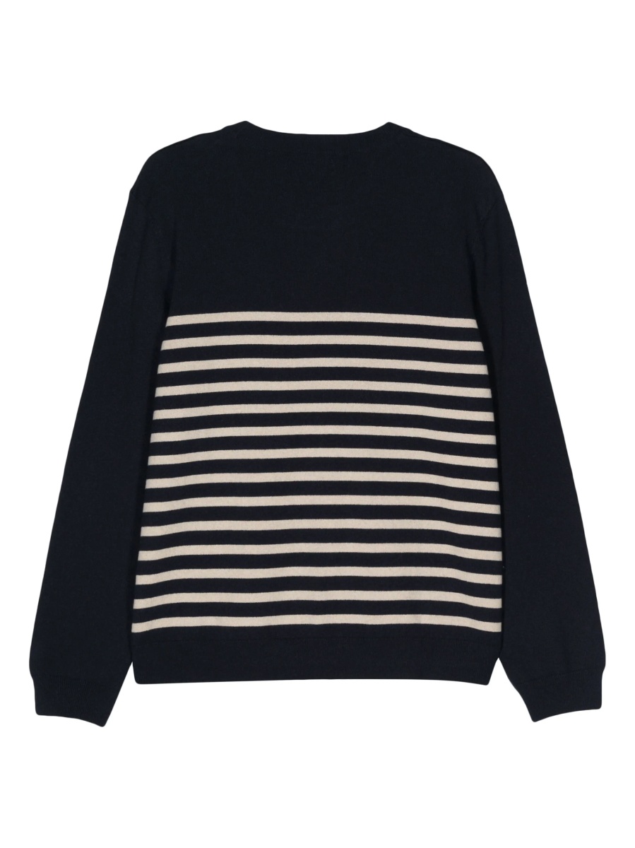 Pulover tricotat A.P.C. albastru - Img 2
