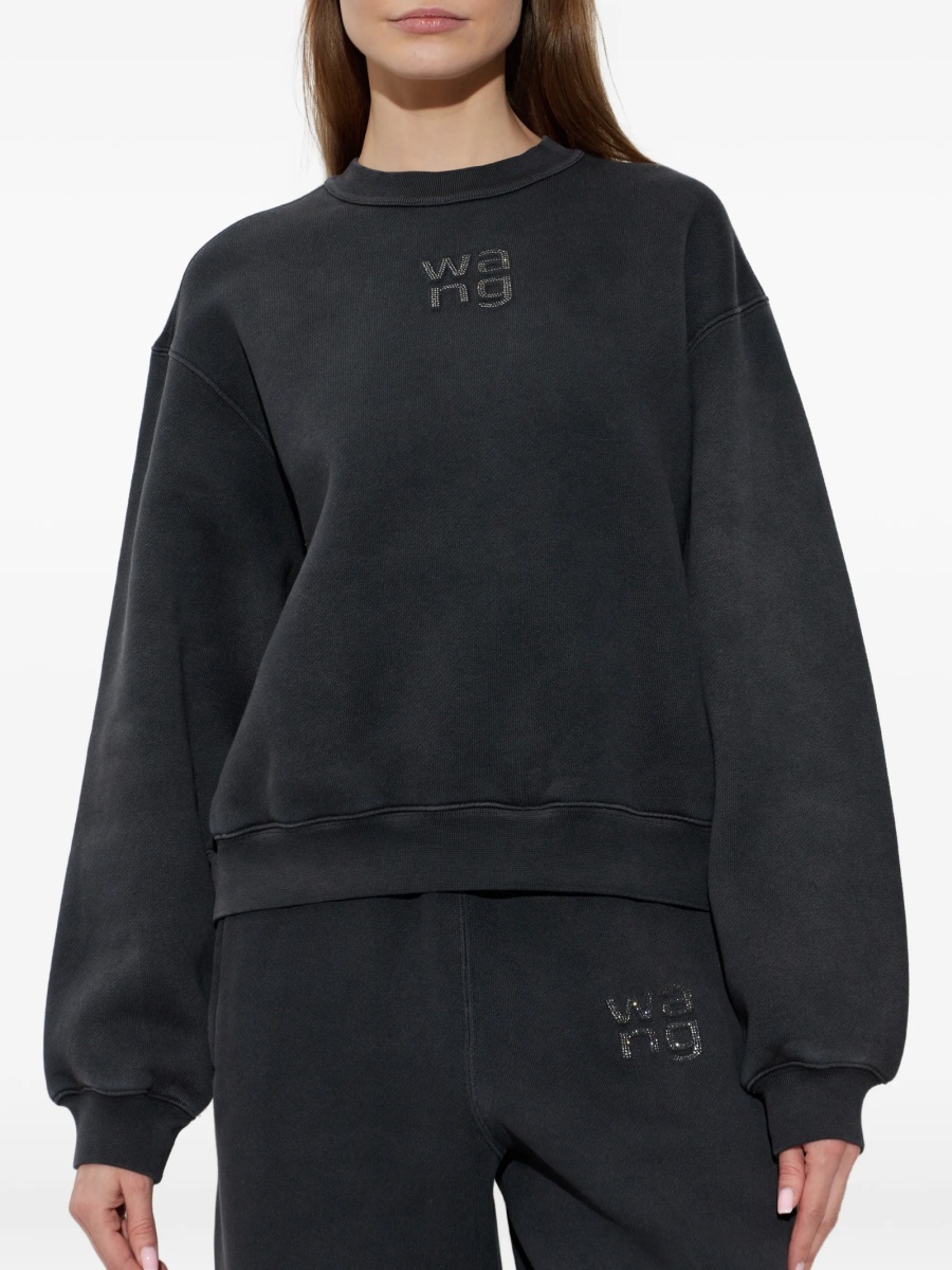 Pulover tricotat Alexander Wang gri - Img 3