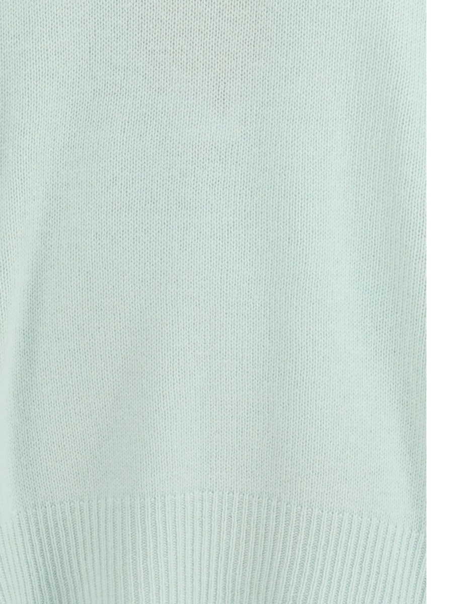 Pulover tricotat Allude albastru - Img 3
