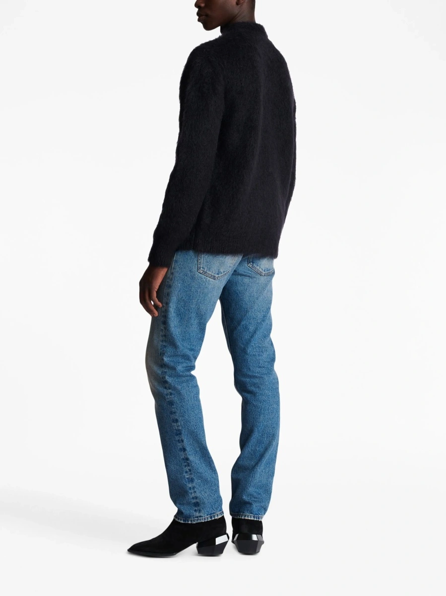 Pulover tricotat Balmain negru - Img 4