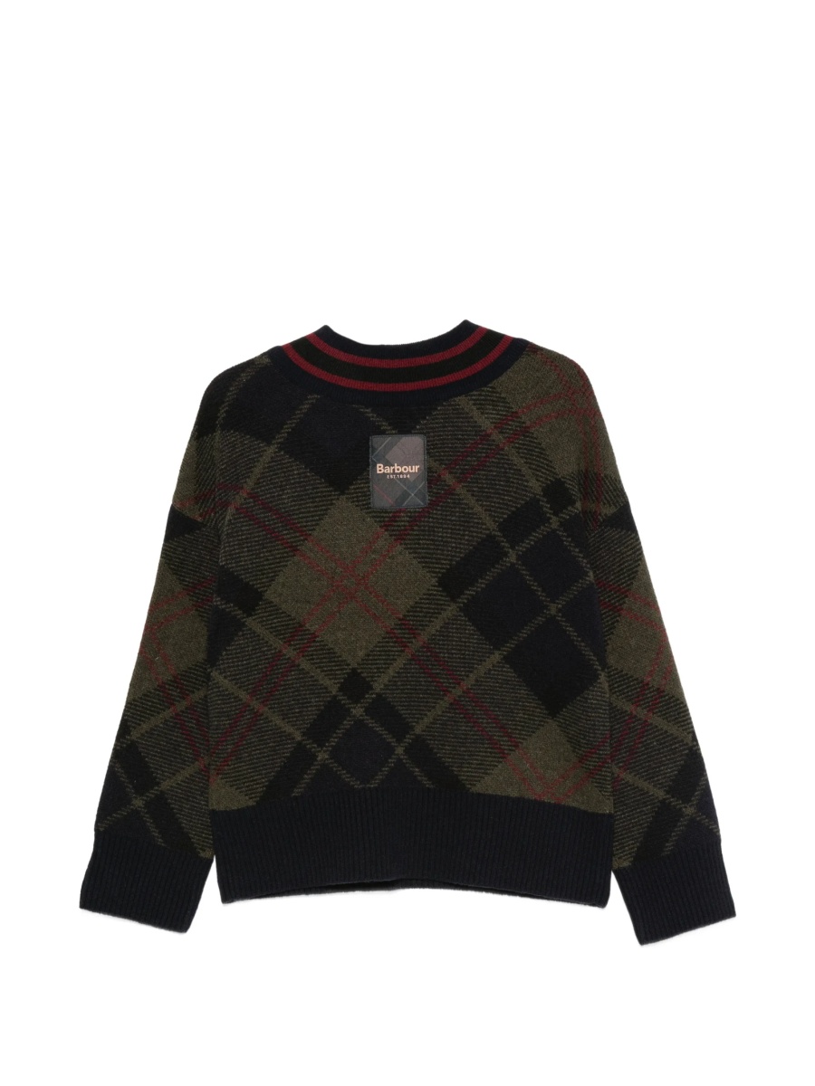 Pulover tricotat Barbour negru - Img 2